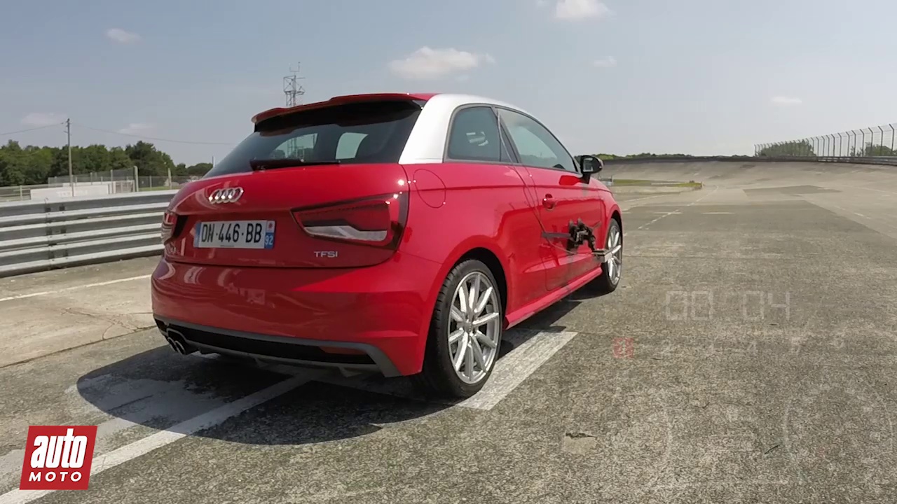 Vimeo 2015 Audi A1 1.4 TFSI : 0 à 100 km/h sur le circuit de Montlhéry - AutoMoto