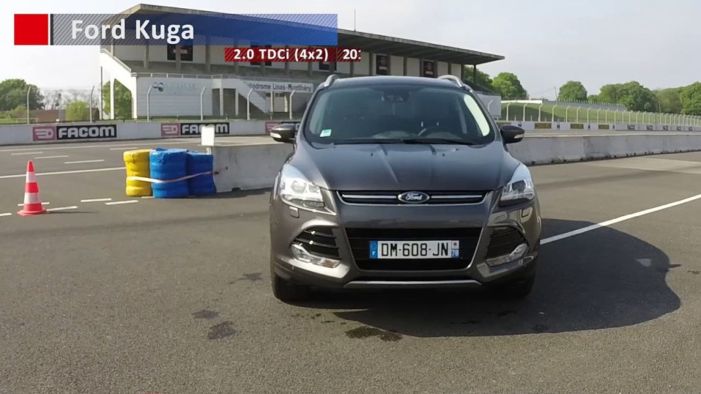 Ford Kuga 2.0 TDCi : 0 à 100 km/h sur le circuit de Montlhéry – AutoMoto 2015 (Dailymotion)