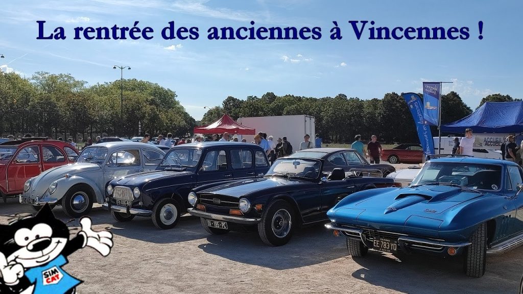 La rentrée pour les anciennes à Vincennes – voitures anciennes vincennes, sur Youtube