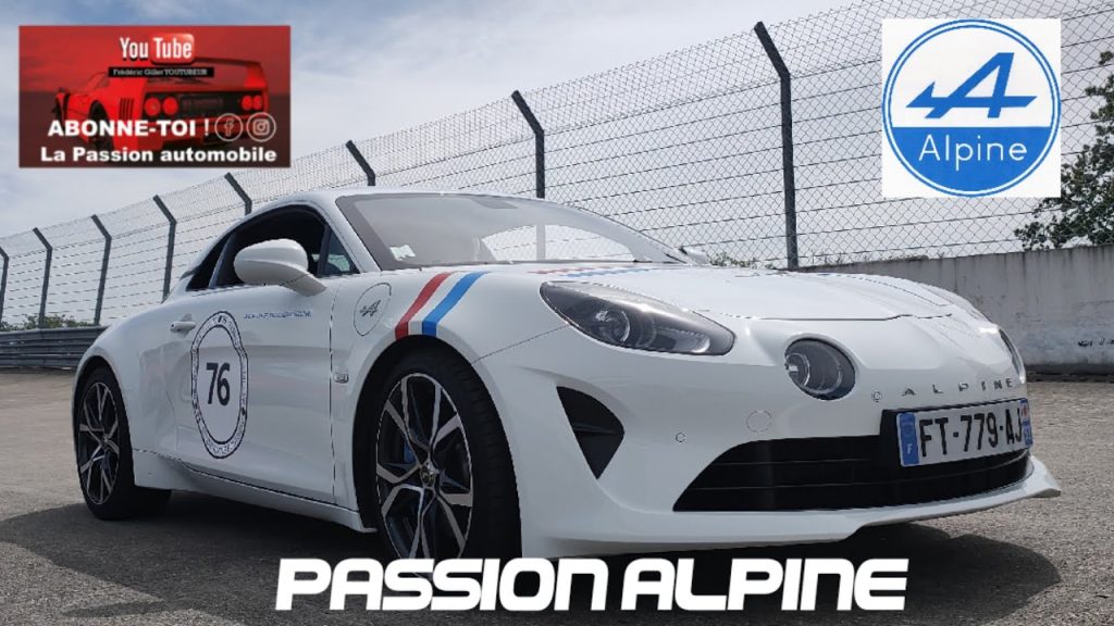 Sur Youtube: ALPINE PASSION Égalité liberté Roulez à L’autodrome de Linas-Montlhéry(autodrome de linas)