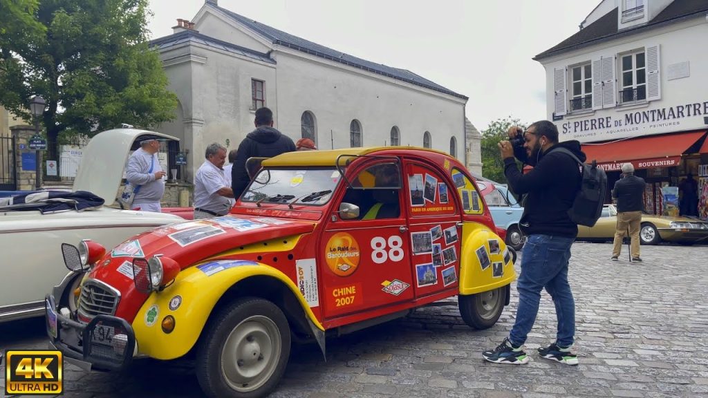 Sur Youtube (Voitures anciennes paris): Montmartre – Voitures Anciennes – Paris