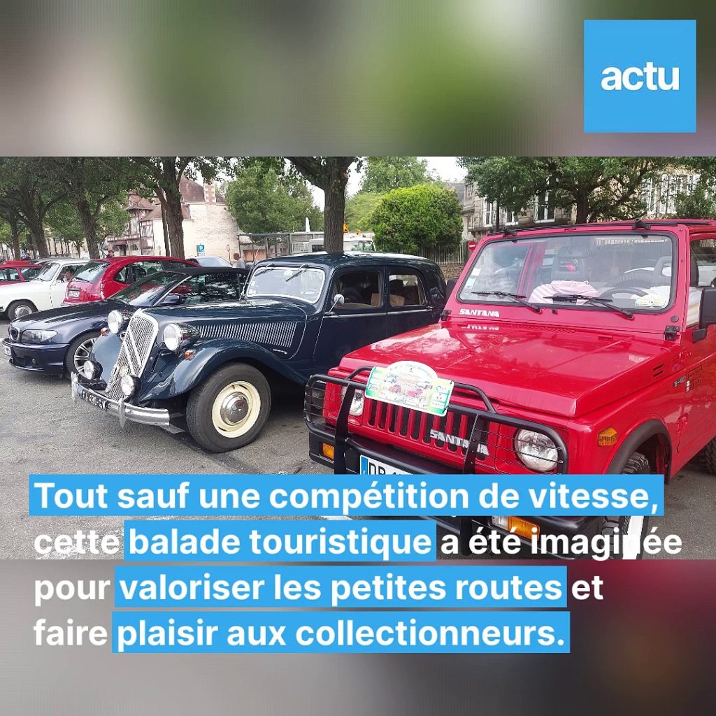 70 voitures anciennes sur le Tour de l’Orne historique (Dailymotion)