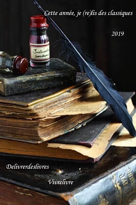 Pinterest Challenge « Cette année, je (re)lis des classiques – 2019 » - VIVRELIVRE