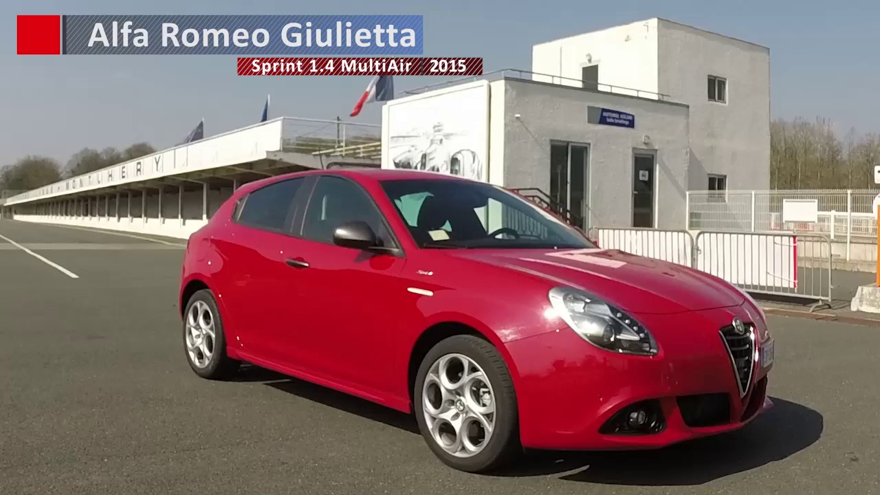Vimeo Alfa Romeo Giulietta Sprint 1.4 MultiAir : 0 à 100 km/h sur le circuit de Montlhéry - AutoMoto 2015