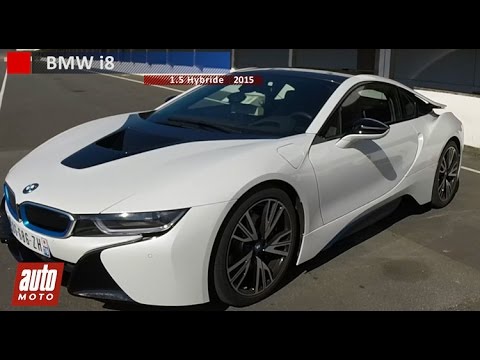 BMW i8 1.5 Hybride : 0 à 100 km/h sur le circuit de Montlhéry (circuit montlhery moto)