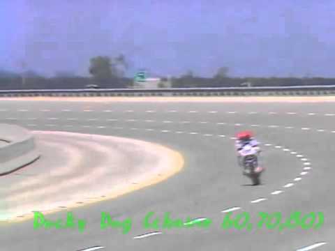 Coluche Record du monde de Vitesse 29 Septembre 1985 YouTube (circuit montlhery moto)