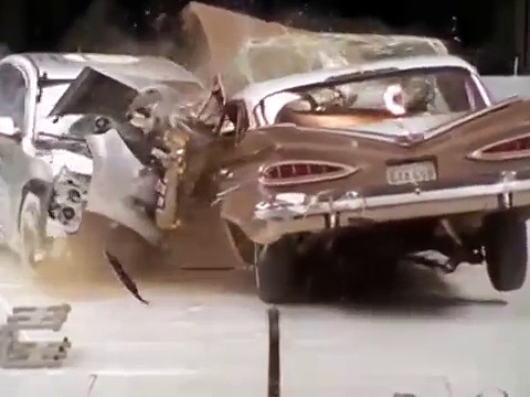 Dailymotion (livre voiture ancienne cultura): Crash test entre une voiture récente et ancienne …