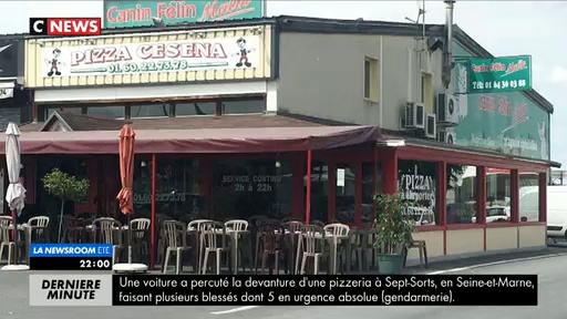 Dailymotion: Seine-et-Marne: une voiture fonce intentionnellement dans une pizzeria(voitures anciennes seine et marne)