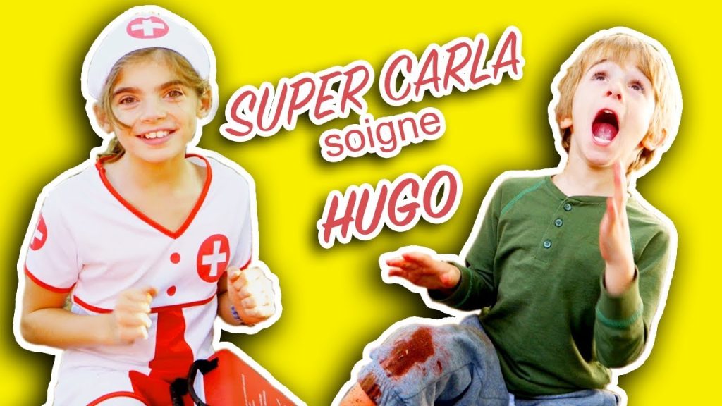 HUGO se BLESSE mais heureusement SUPER CARLA vient le sauver! Angie la Crazy Série (Youtube)