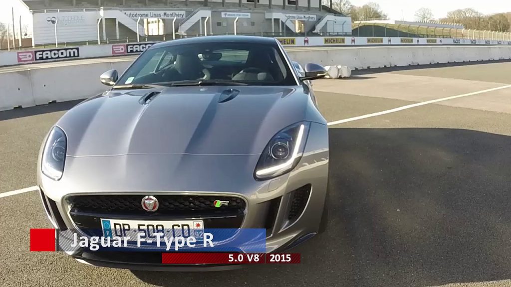 Jaguar F-Type R 5.0 V8 2015 : 0 à 100 km/h sur le circuit de Montlhéry (circuit montlhery 100 ans)