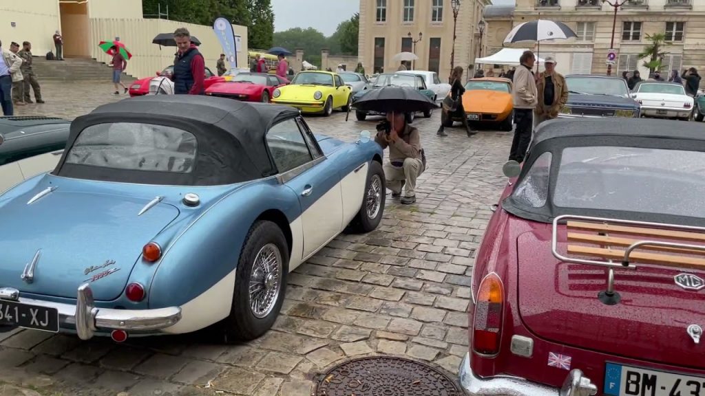 Les anciennes à Versailles – voitures anciennes versailles, sur Youtube