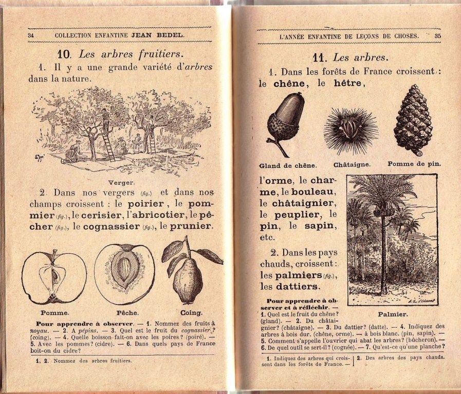 Pinterest (livre voitures anciennes françaises): Jean Bedel, L’année enfantine de leçons de choses (1916)