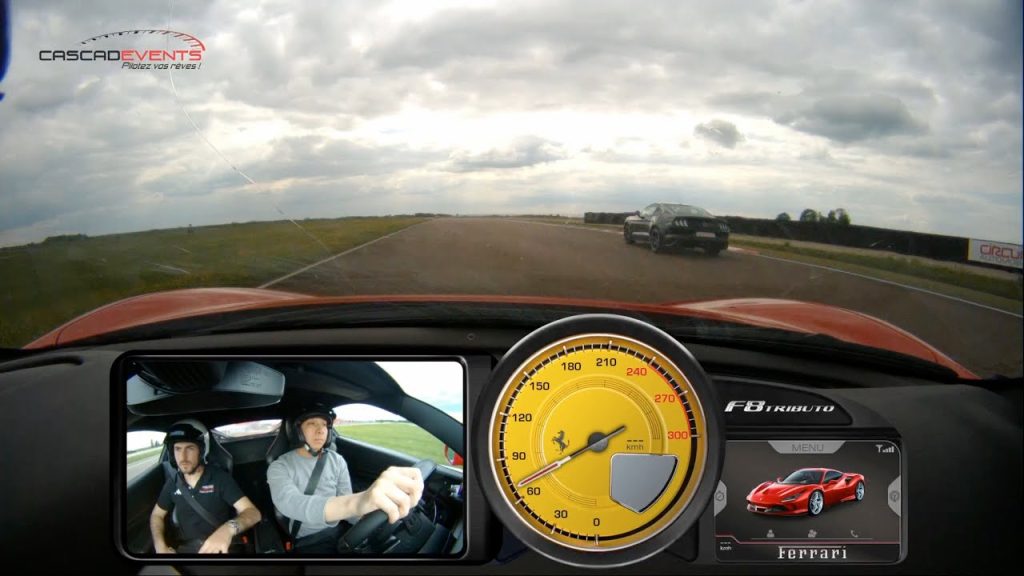 Stage Pilotage Ferrari F8 Tributo circuit La Ferté Gaucher (circuit montlhery stage pilotage)