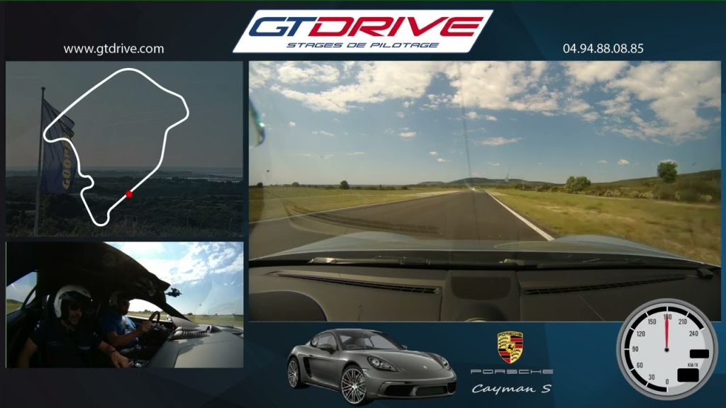 Stage pilotage GTDRIVE Porsche Cayman S sur le circuit de Goodyear (Youtube)