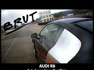 Sur Dailymotion: Audi R8 – Autodrome(autodrome linas centenaire)
