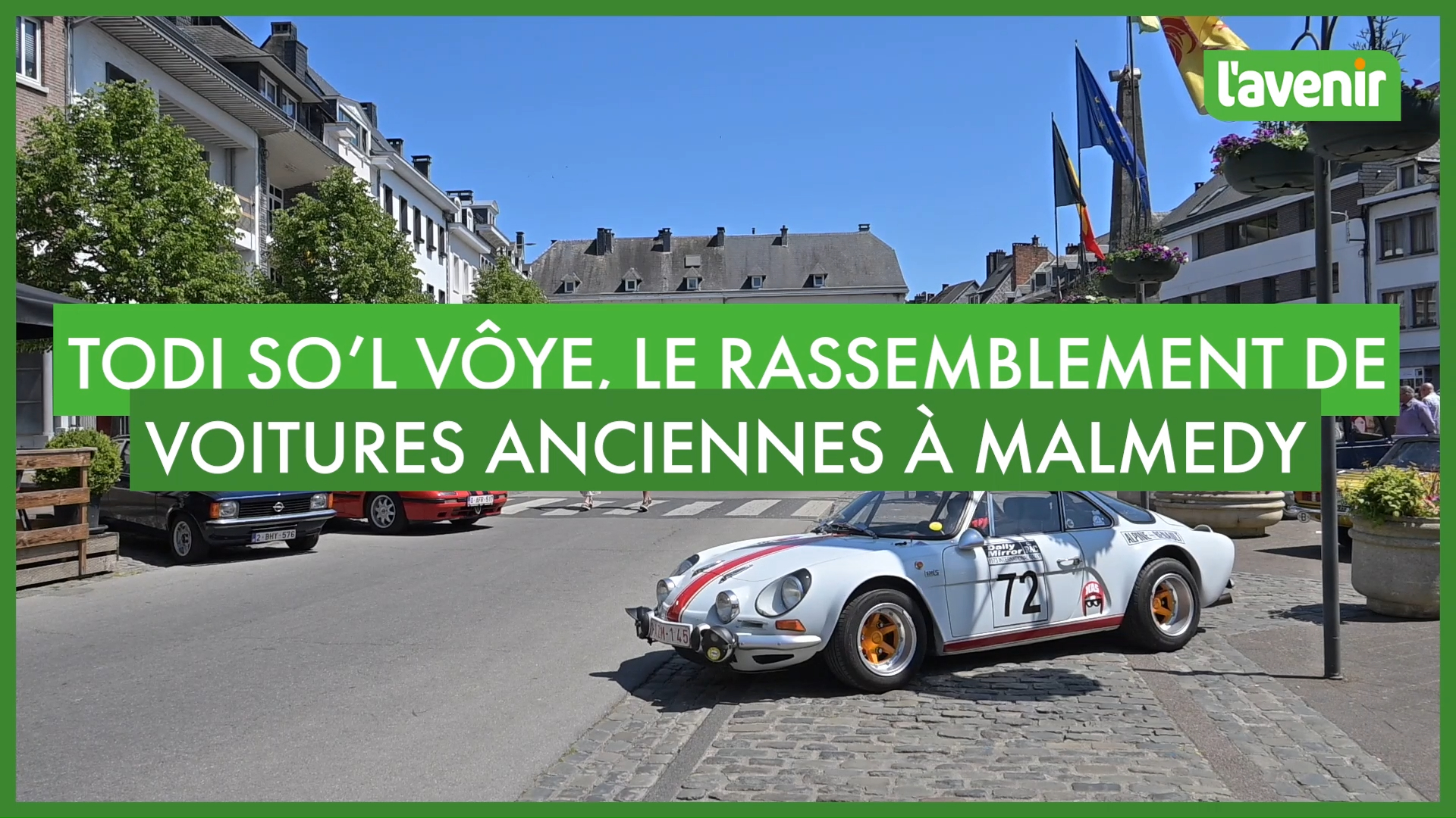Vimeo Todi So’l Vôye, le rassemblement d'anciennes voitures à Malmedy