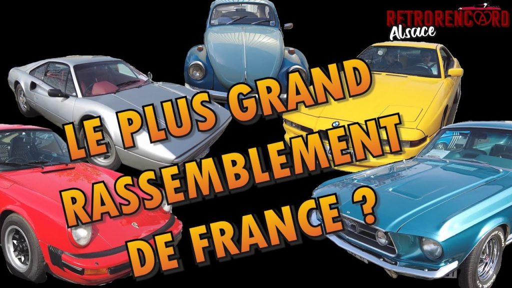 Sur Youtube: Le plus grand rassemblement de voiture ancienne en France – 2024(Voitures anciennes)