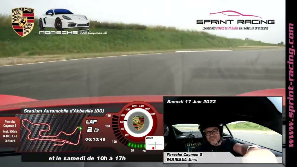 Youtube (circuit montlhery stage pilotage): Circuit Abbeville 3 tours en Porsche Cayman, stage découverte
