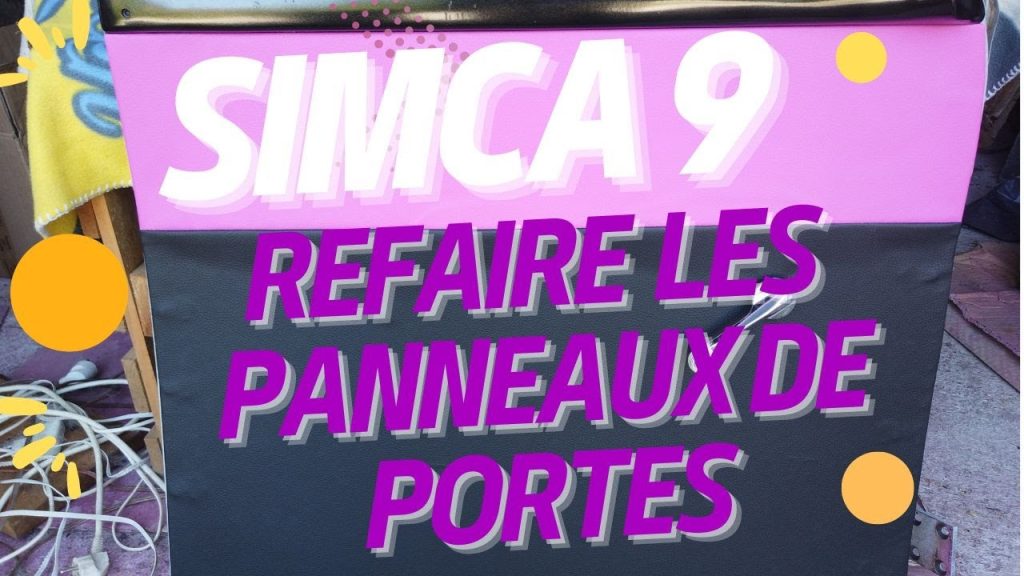 tuto : refaire ces garnitures de porte voiture ancienne (Livre voitures anciennes)