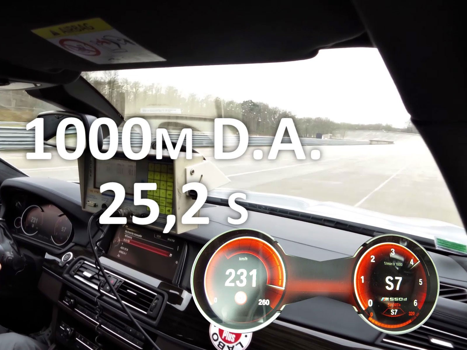 Vimeo 1000 m départ arrêté en BMW M550d