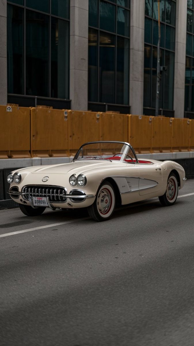Pinterest Polo white 1954 Chevrolet Corvette