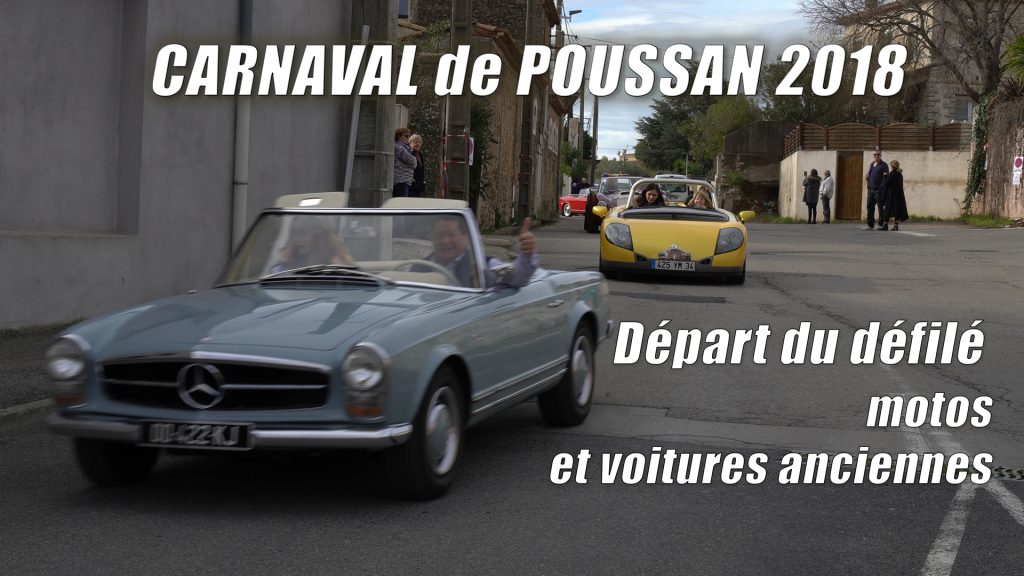 Carnaval de Poussan 2018 : Départ du défilé des motos et des voitures anciennes 2′ 30″ – beau livre voitures anciennes, sur Dailymotion