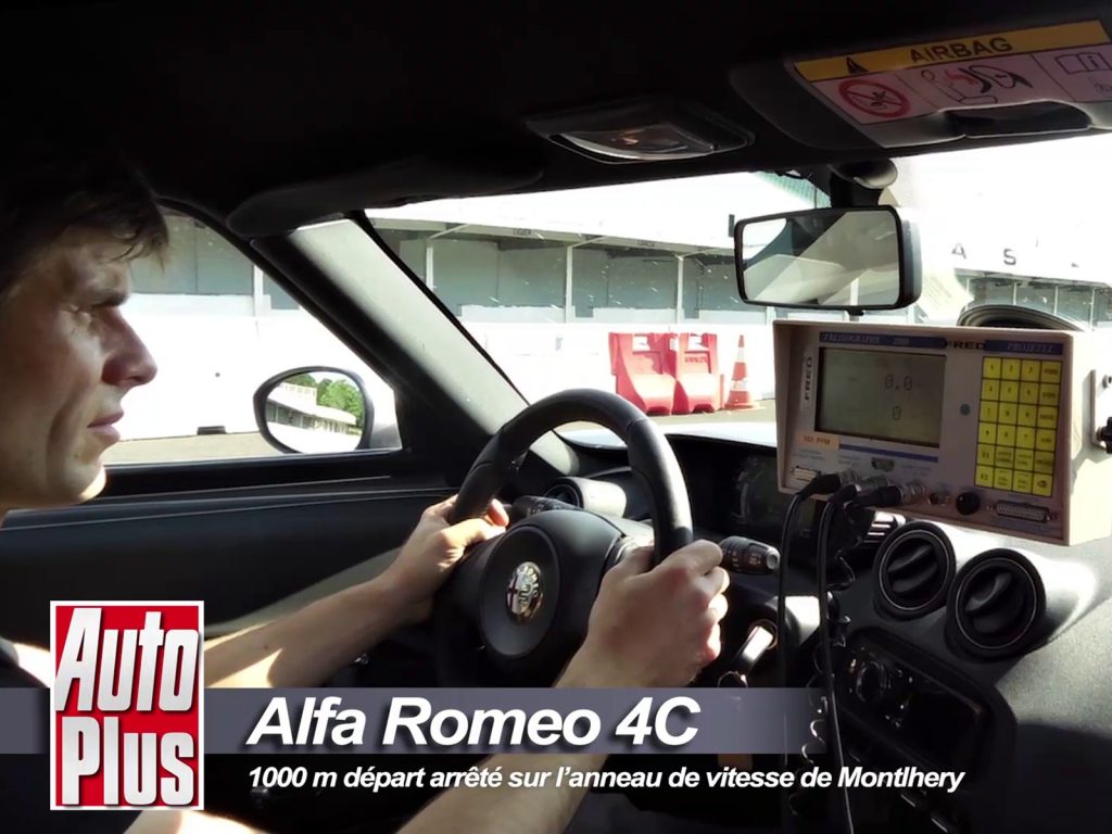Alfa Romeo 4C – 1000m départ arrêté (autodrome de linas-montlhéry photos)