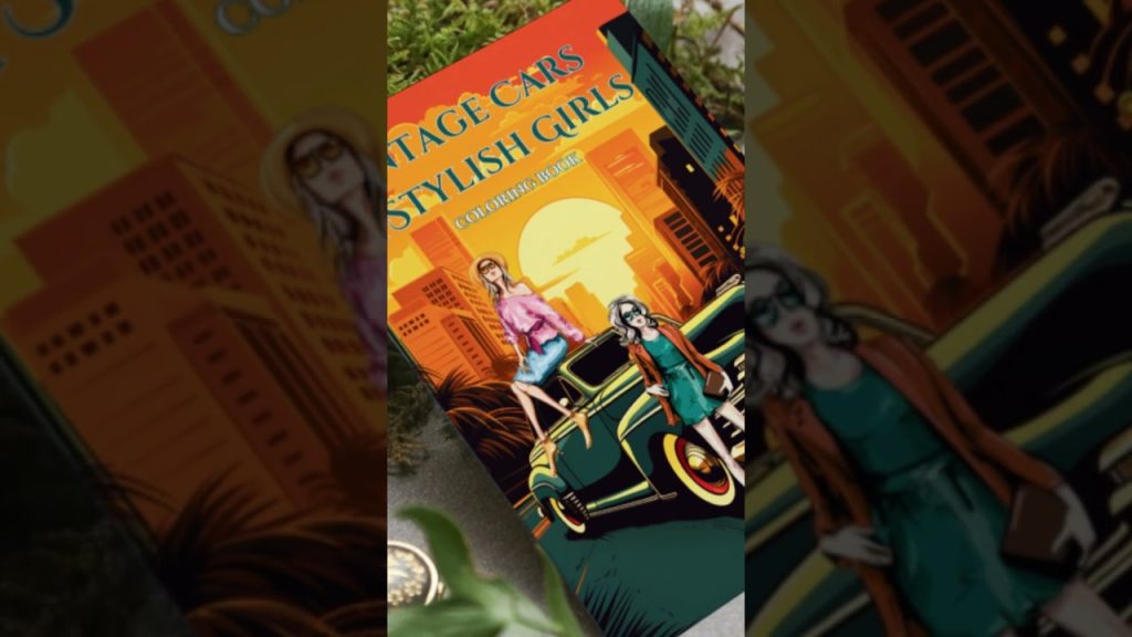 Family Nights, Classic Sights: Coloring Fun with Vintage Cars! (Livre voitures anciennes)