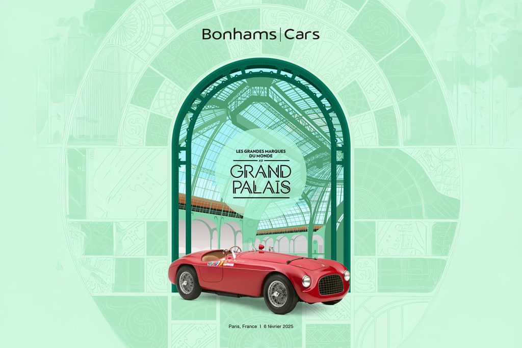 Info: Bonhams : Les Grandes Marques du Monde au Grand Palais à Paris, une vente riche à venir !