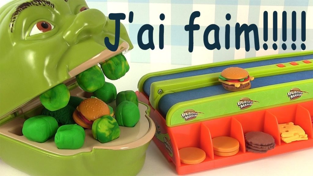 Play Doh Dentiste Shrek mange des hamburgers Burger Mania Game – Livre voitures Anciennes françaises, sur Youtube