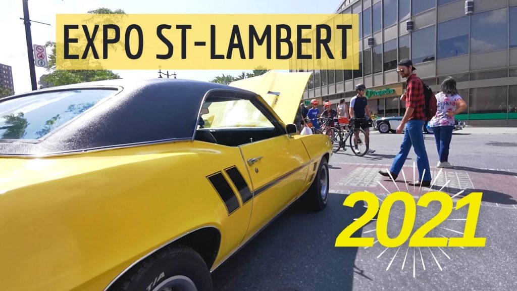 St-Lambert AOUT 2021 – Voitures anciennes, sur Youtube