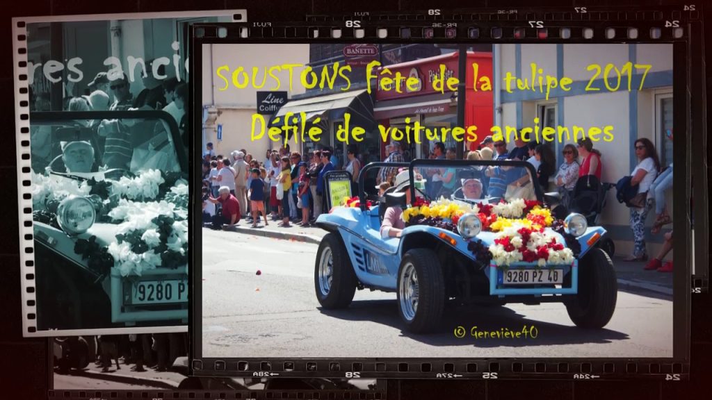 Dailymotion (livre voitures anciennes): SOUSTONS Défilé de voitures anciennes a la fête de la tulipe 2017-HD 720p