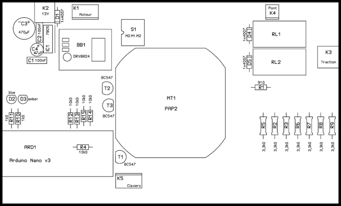 Sur Pinterest: La carte de commande de pont tournant version Arduino (2) – ModelleisenbahN(circuit montlhery calendrier)