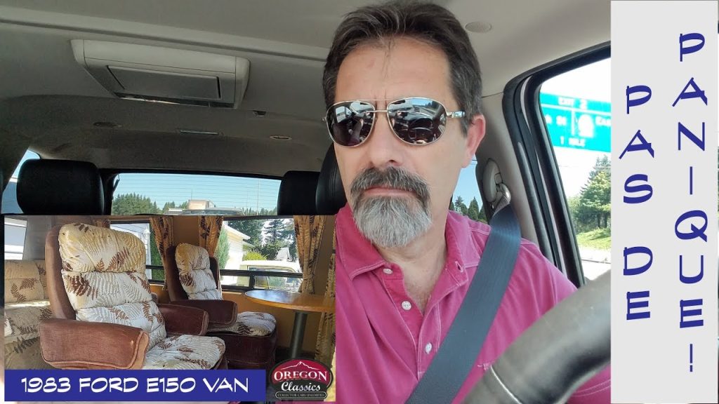Sur Youtube: 1983 FORD E150 XL ECONOLINE – PAS DE PANIQUE!(Beau livre Voitures anciennes)