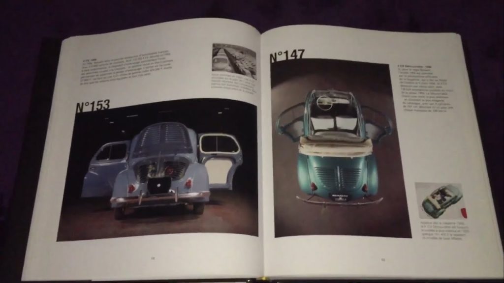 Sur Youtube: Livre renault la collection (partie 2)(Livre voitures anciennes)