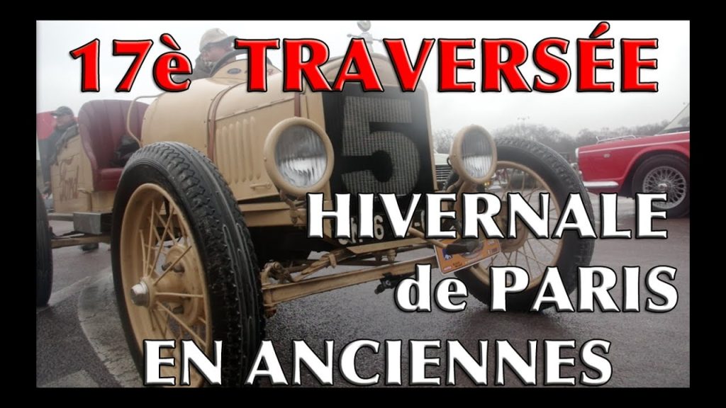 Sur Youtube (Voitures anciennes suresnes): 17ème traversée hivernale de Paris – Vincennes en Anciennes – 8 Janvier 2017 –