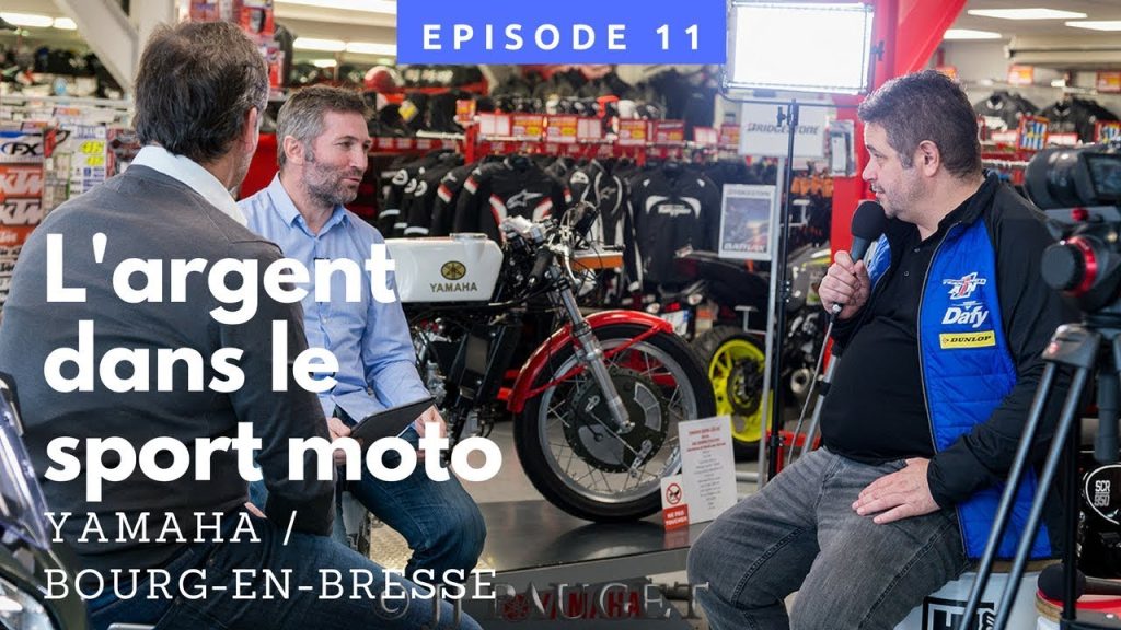 Sur Youtube (circuit montlhery calendrier): Ép. 11 chez Yamaha MotoAin à Bourg-en-Bresse avec un débat sur l’argent dans le sport moto