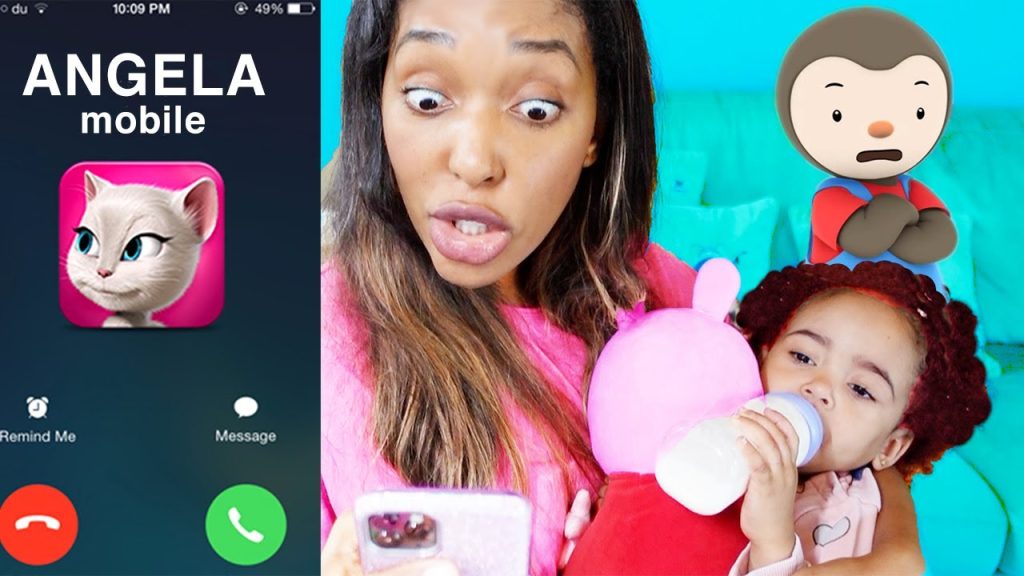 TALKING ANGELA envoie un mauvais sort à T’CHOUPI !! *THEA BABY BOSS est sur TIK TOK* – Beau livre Voitures anciennes, sur Youtube