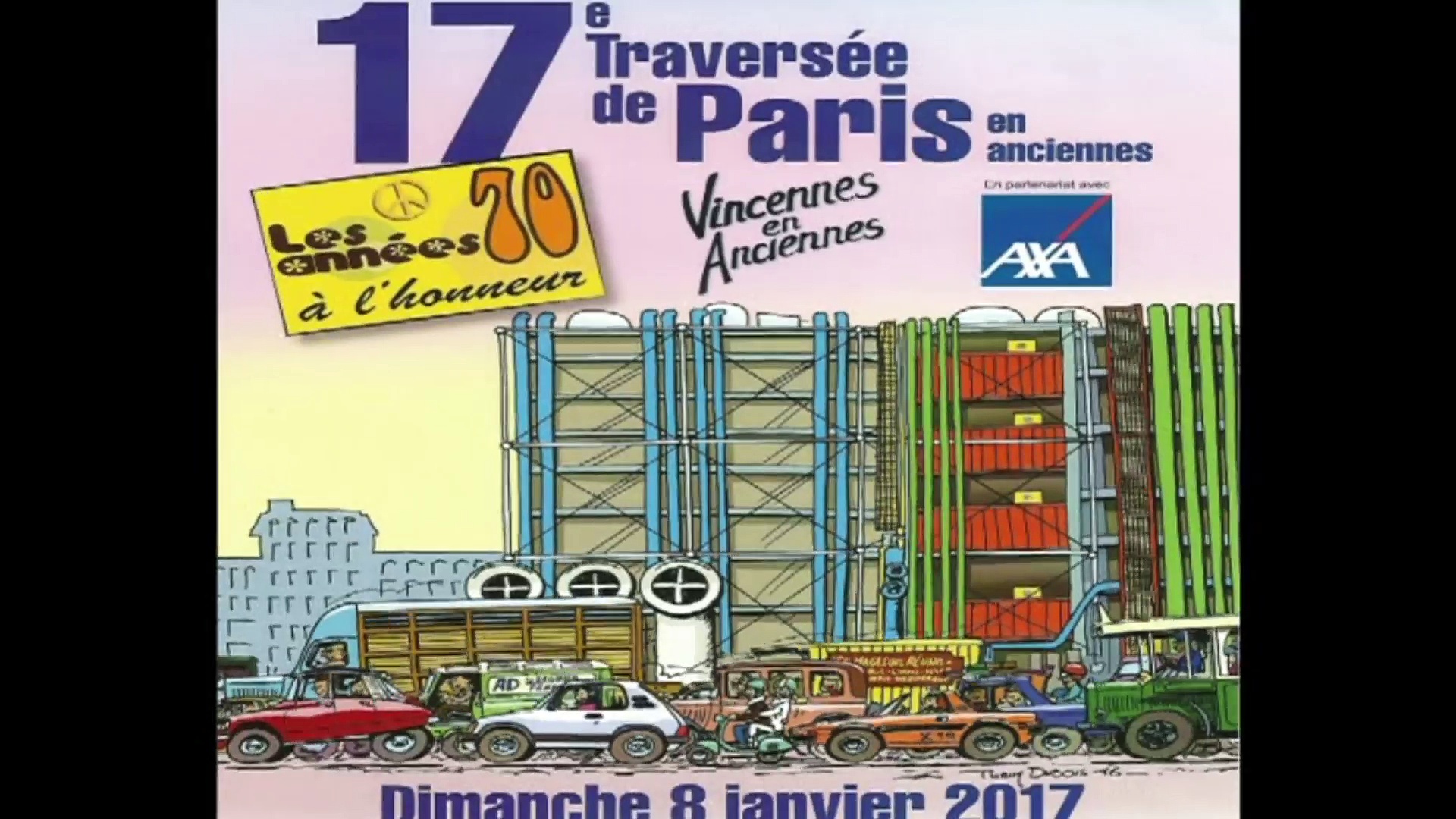 Vimeo Traversée de Paris en anciennes - Nevers / Paris
