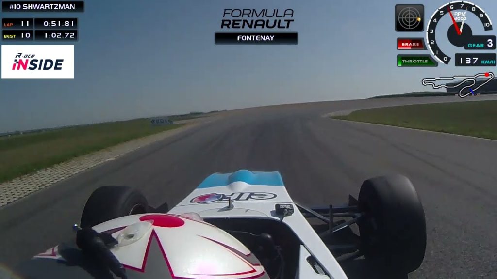 Youtube: Caméra embarquée Formule Renault 2.0 – Circuit Fontenay-le-Comte(circuit montlhery stage pilotage)