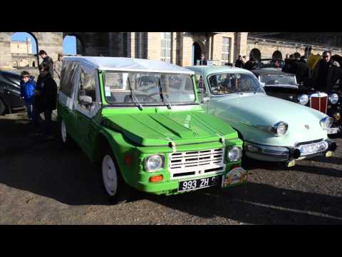 Youtube: Vincennes en anciennes 02-2014(Voitures anciennes vincennes)