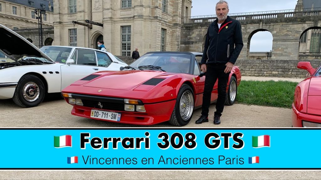 Youtube (Voitures anciennes paris): 🇮🇹 Ferrari 308 GTS 🇮🇹 Vincennes en Anciennes Paris 🇫🇷