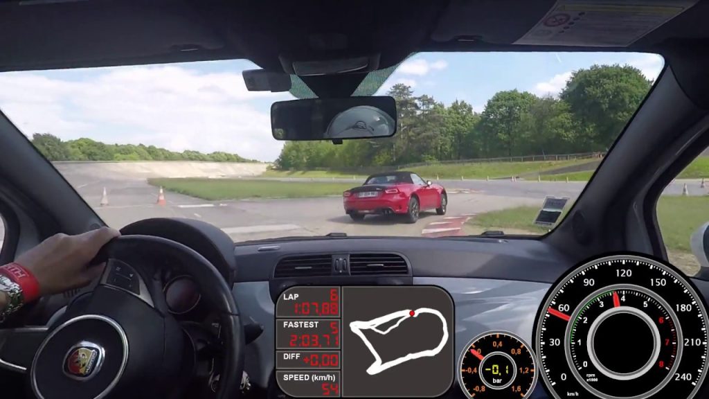 Youtube (circuit montlhery 100 ans): Abarth Days 2017 – Circuit de Monthléry – Plateau 1 Session 3 (15h40) Dashware
