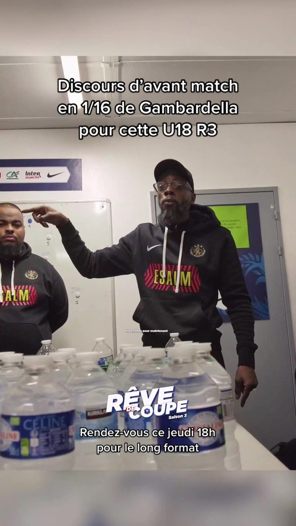 autodrome de linas-montlhéry; Le discours d’avant-match en 16e de finale de Gambardella pour Linas-Montlhéry