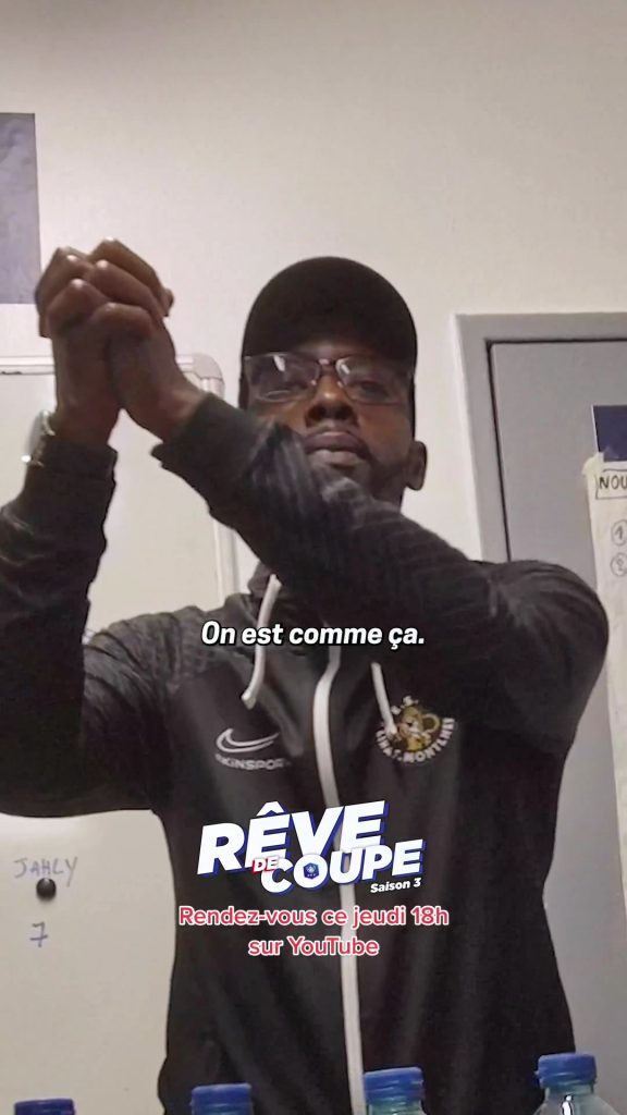 autodrome de linas-montlhéry, Le discours prenant de Madi, coach de Linas-Montlhéry U18 avant le 32e de final sur Tiktok