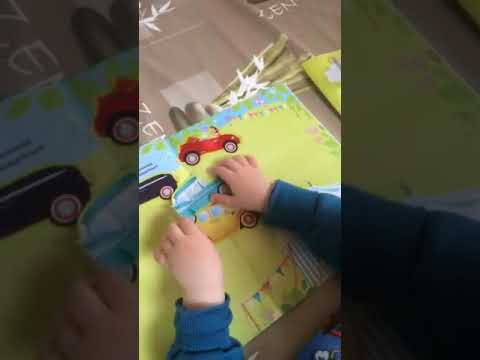 Cahier « Complète la scène Les voitures » éditions Usborne (suite) (Youtube)