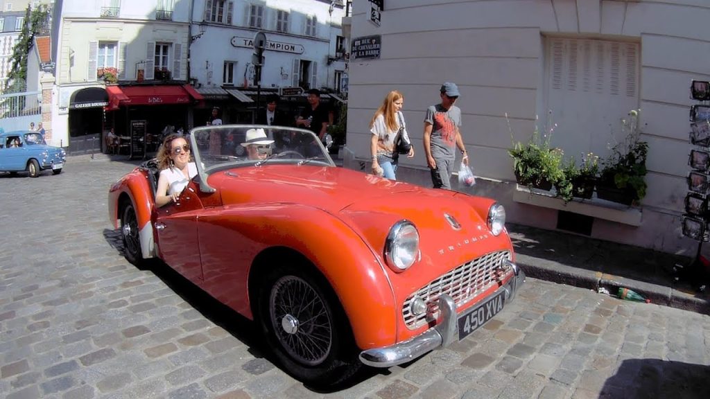 Youtube: De butte en blanc en anciennes à Montmartre – Paris juin 2019(Voitures anciennes paris)