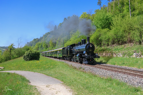 B 3/4 1367 der SBBH (SBB Historic) zwischen Diepflingen und Sommerau – 25.04.2026