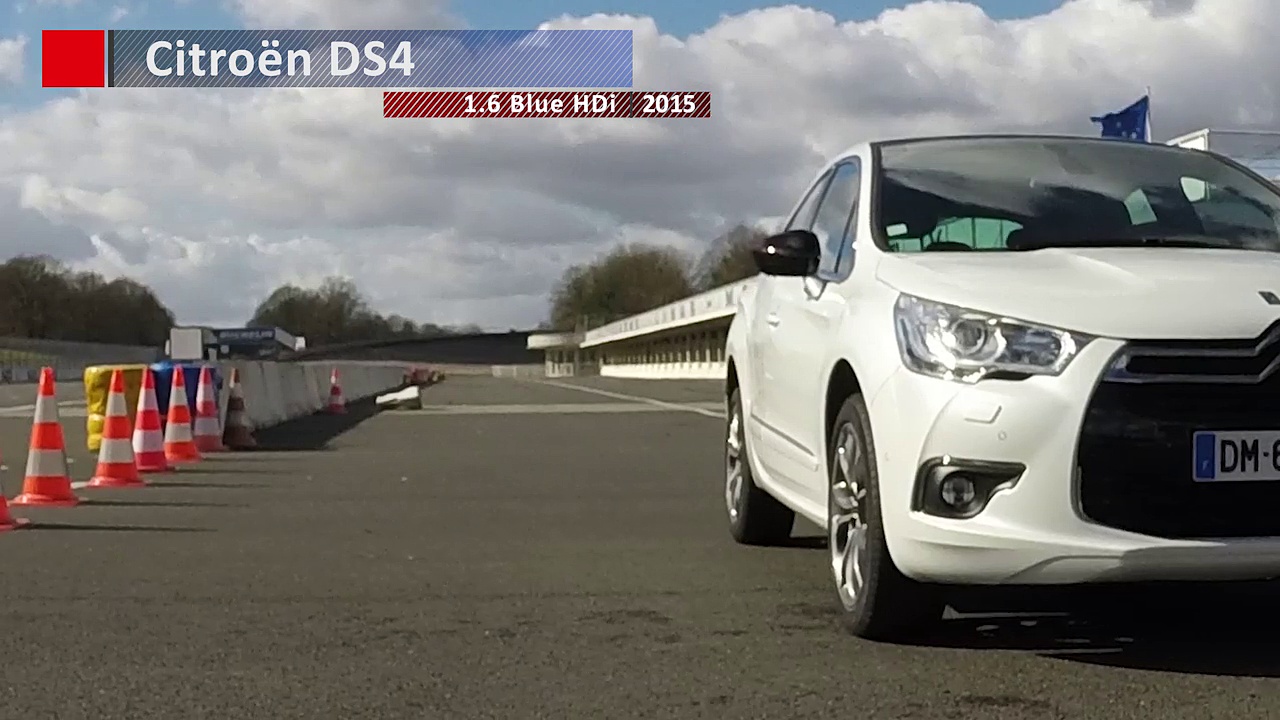 Vimeo Citroën DS4 1.6 Blue HDi 2015 : 0 à 100 km/h sur le circuit de Montlhéry
