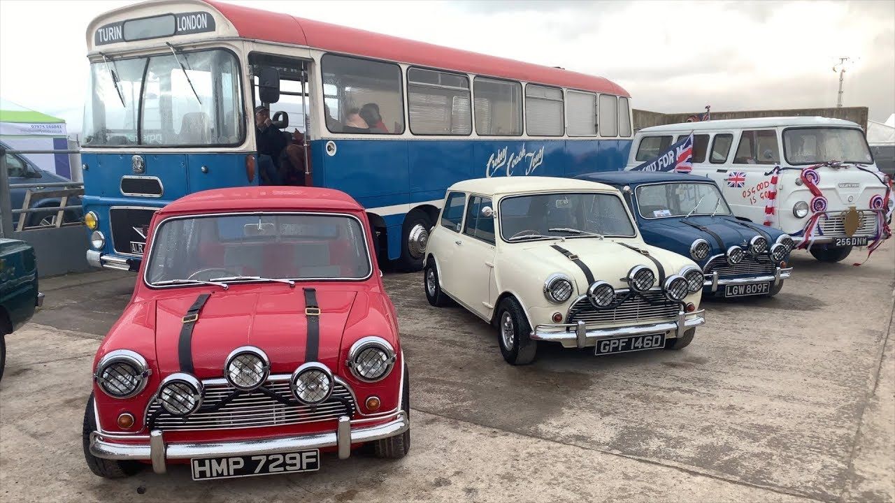 Pinterest The Italian Job Display at International Mini Meeting 2019, Bristol, England